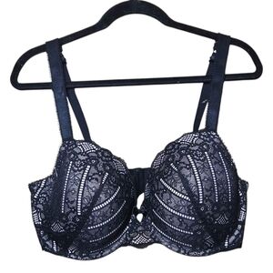 Dorina Celine Bra Lightly Padded Underwire Demi Full Cup Bra 38F